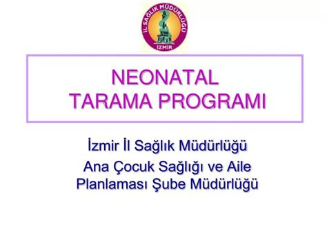 ulusal neonatal tarama